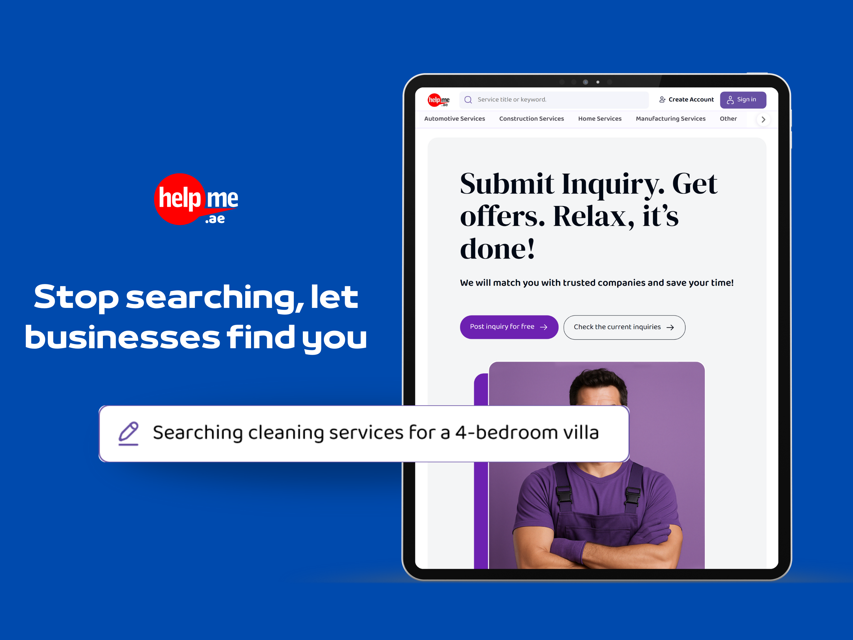 HelpMe: UAE Services Platform screenshot 8