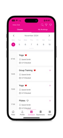 Tal Pilates App screenshot