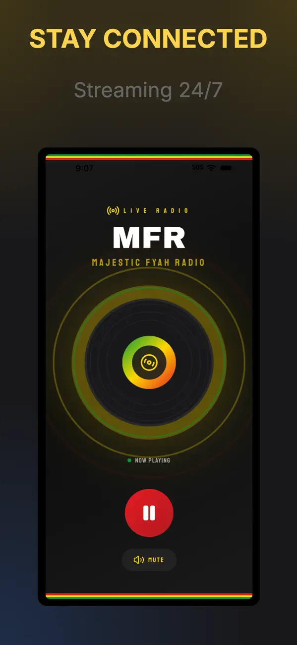 Screenshot #1 pour Majestic Fyah Radio
