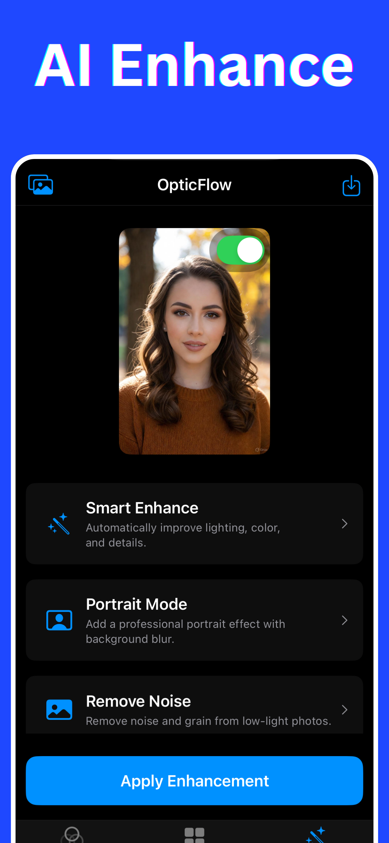 OpticFlow: Instant Filter