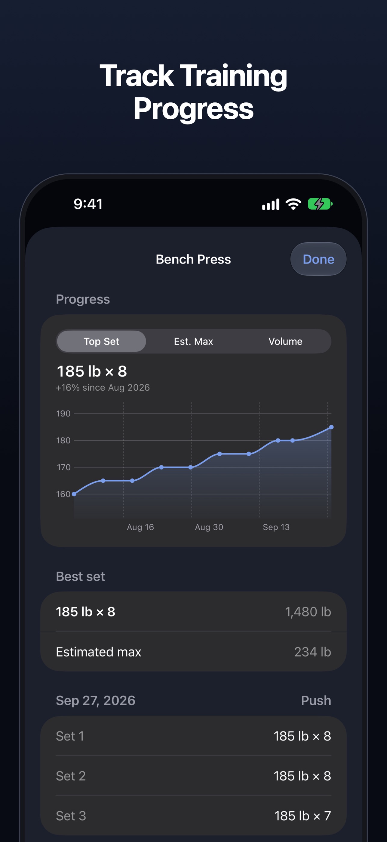 Screenshot 4 of Hypertrophy: Strength Log