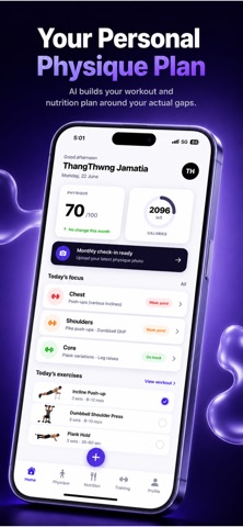 PhysiqeAI : Improve Your Body iPhone screenshot