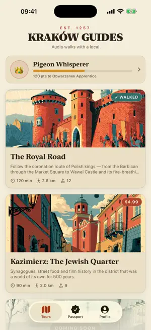 Krakow Guides: Audio Tours screenshot 1