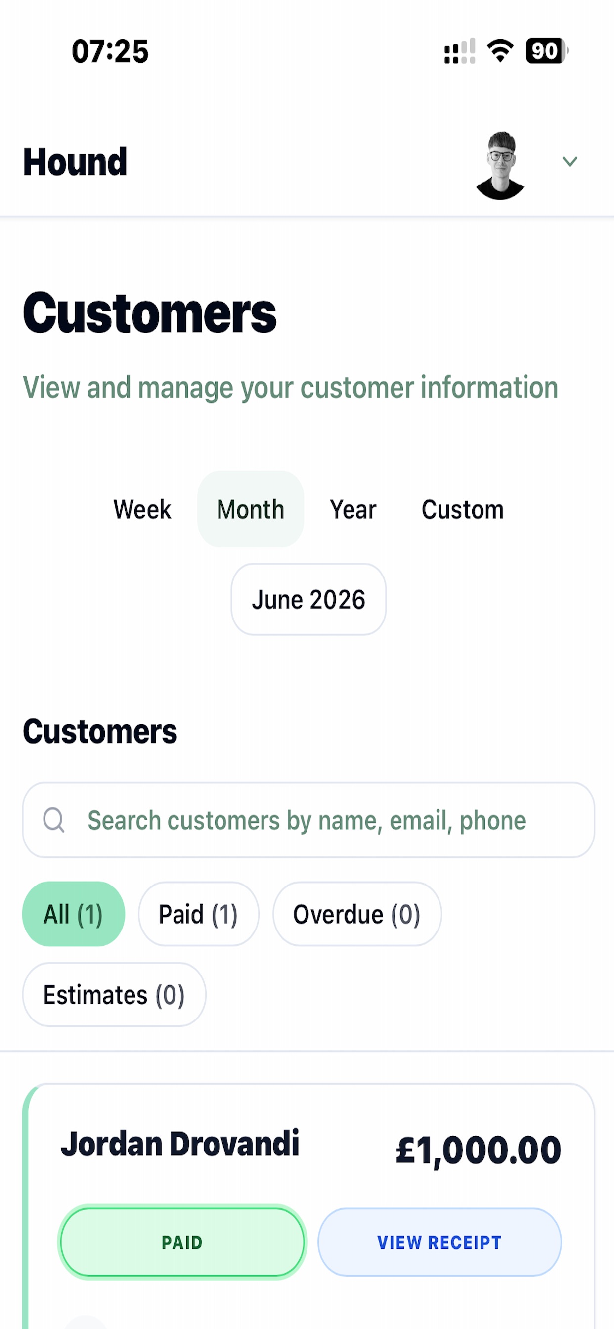 Screenshot 1 of Hound Payments