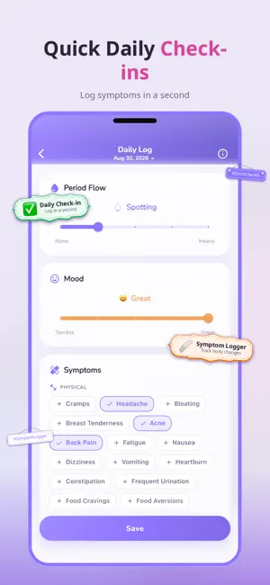 Ayla Period, Pregnancy Tracker screenshot 4