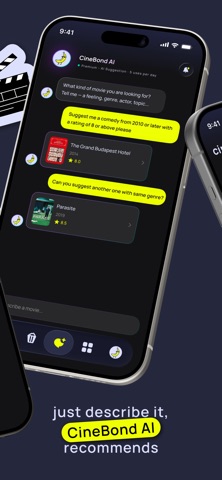 CineBond: Swipe Films & Series iPhone screenshot