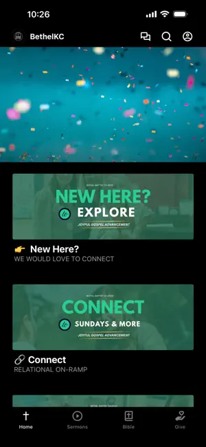 Bethel Baptist App screenshot 1