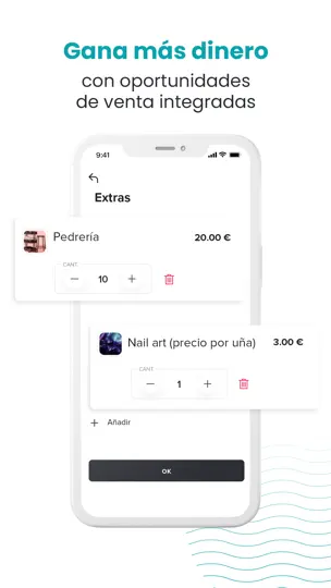 Captura de pantalla de Booksy Biz: For Businesses en iPhone 7