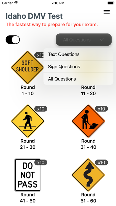 Idaho DMV Practice Test 2025 Screenshot