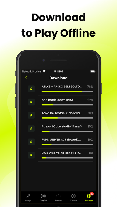 Offline Music Player • Screenshot