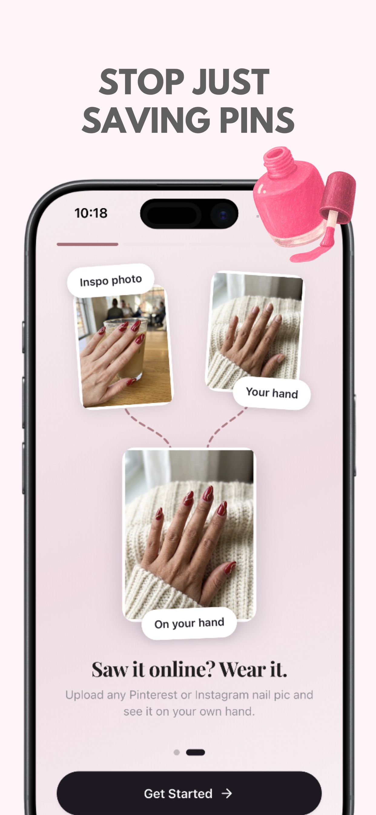 Screenshot 2 of NailMirror: AI Nail Try On Art