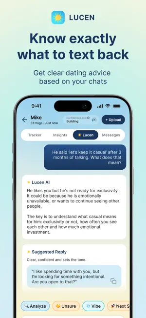 Lucen: AI Text Dating Advice screenshot 3