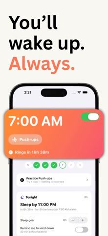 Push Clock : Push Ups Alarm Screenshot 1 of 5