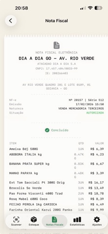 Estoque Doméstico screenshot