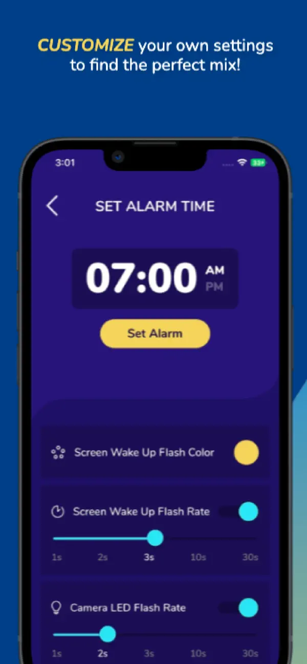 Screenshot #2 pour Light Awake Alarm System