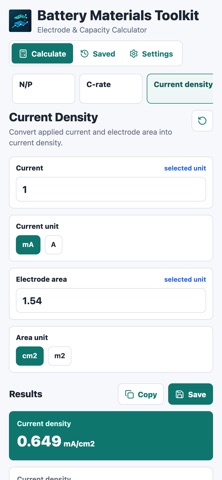 Battery Materials Toolkit Screenshot 5 of 10