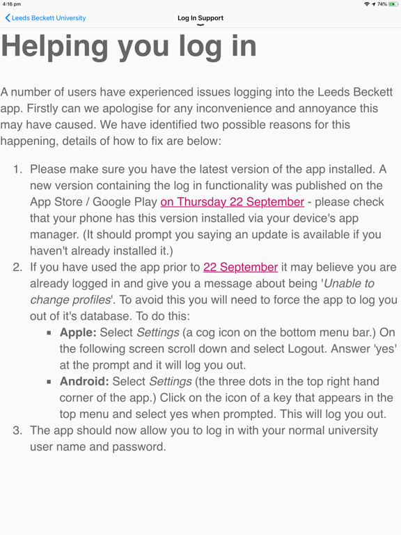 Screenshot #5 pour Leeds Beckett University