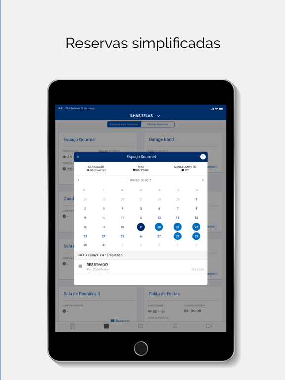 Tracon Condomínios iPad screenshot 2 - Social Networking app