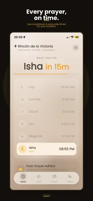 Salat Now screenshot 1