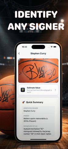 Autograph Identifier & Scanner screenshot