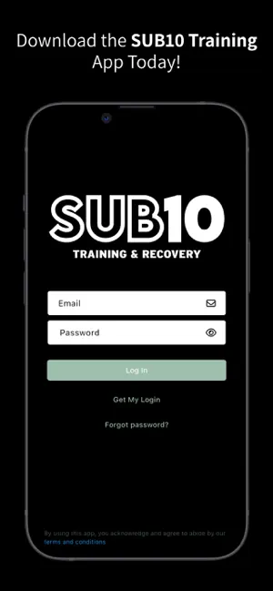 SUB10 Training screenshot 1