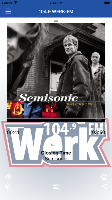 104.9 WERK-FM Screenshot