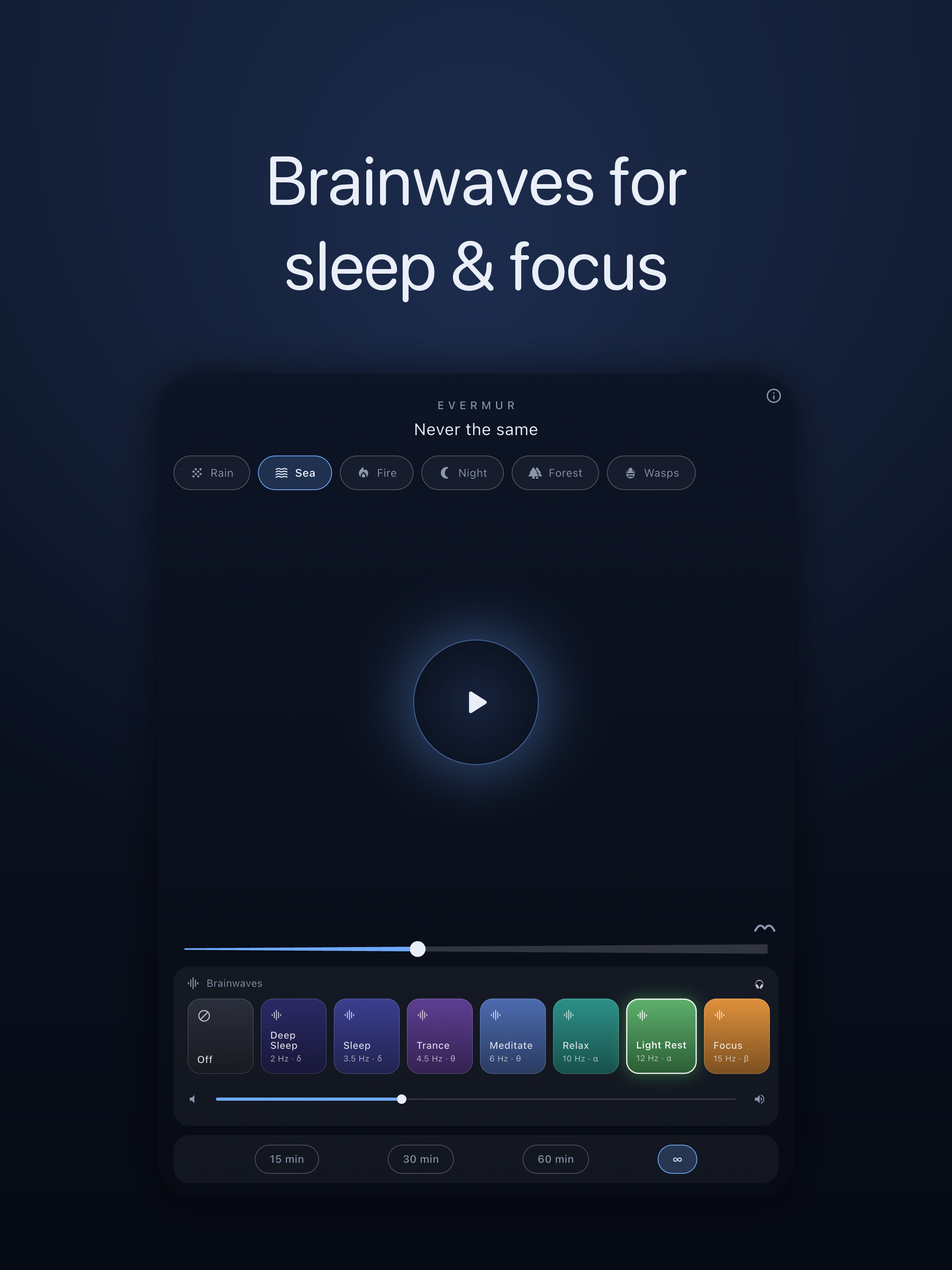 Evermur: Sleep & Rain Sounds screenshot 6