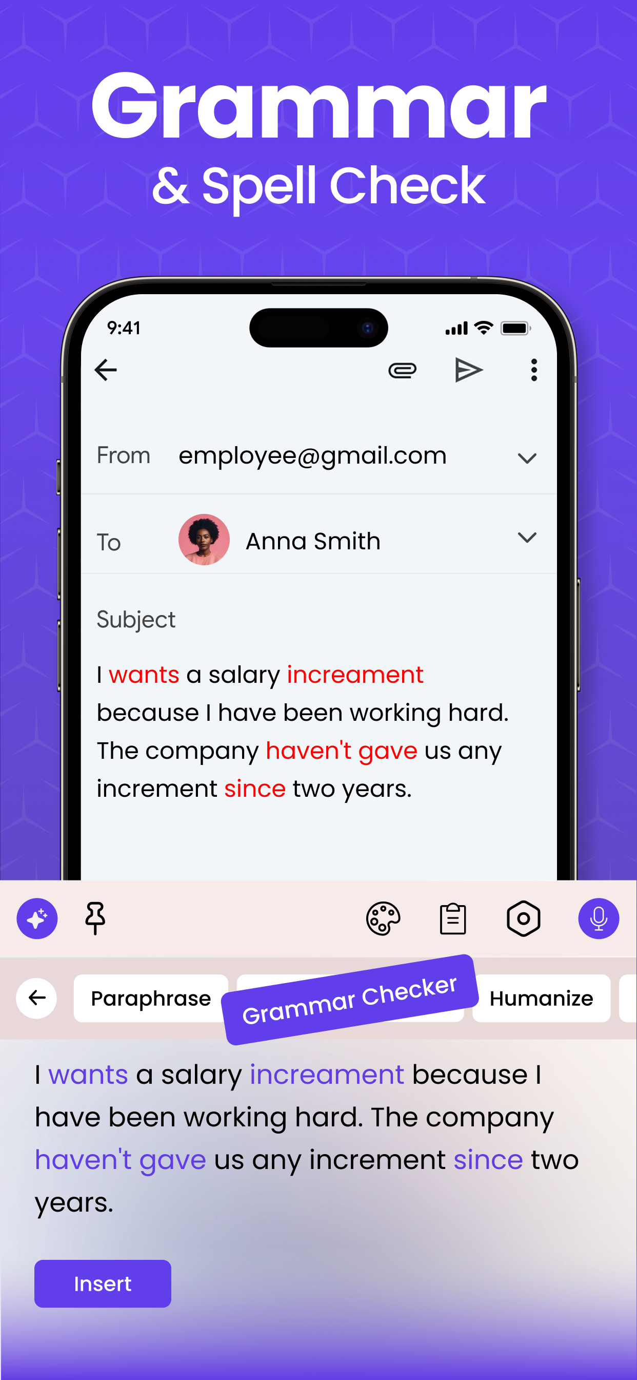 AI Keyboard Extension - Writer screenshot 2