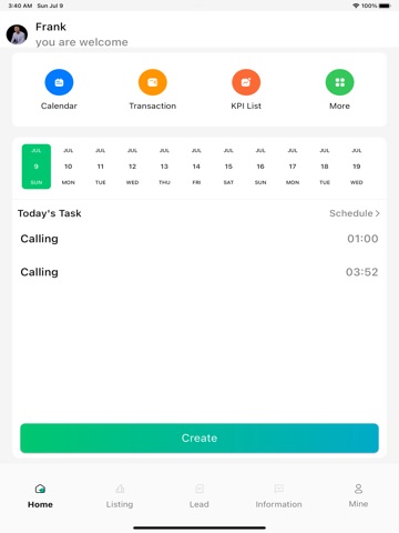 Pixxi - Real Estate CRM iPad screenshot