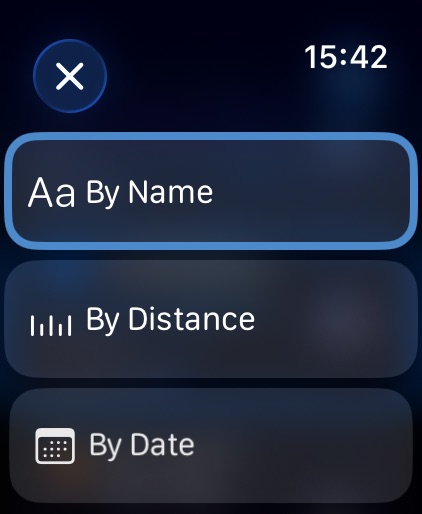 Apple Watch screenshot