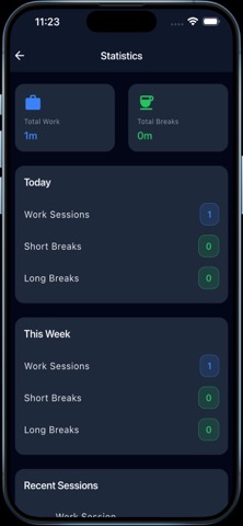 Promodoro Timer App screenshot