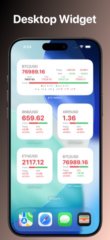 比特形态通 – 加密货币黄金外汇原油实时行情分析工具 screenshot