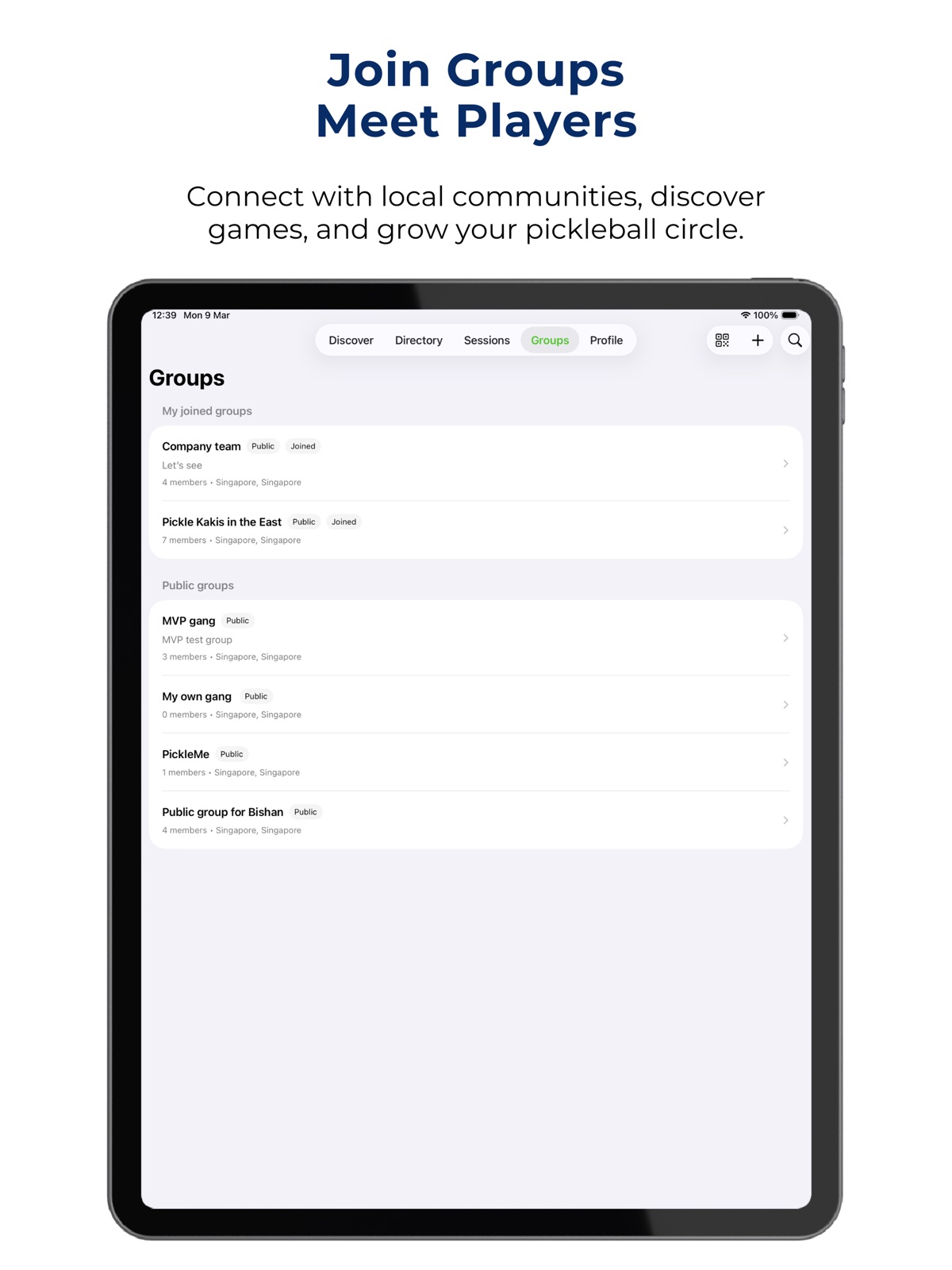 uDink ipad screenshot 1