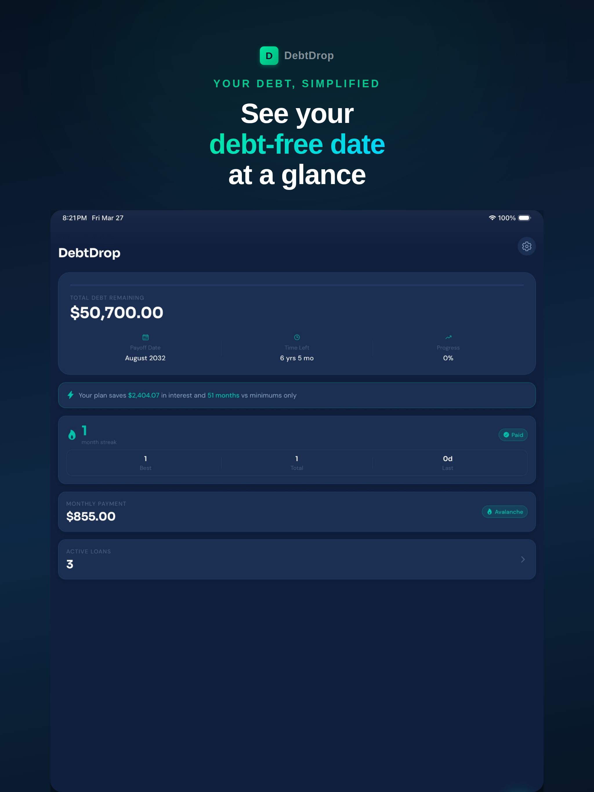 DebtDrop: Debt Payoff Planner screenshot 7