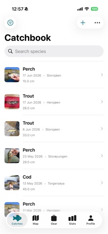 Catchbook — Fishing Journal screenshot