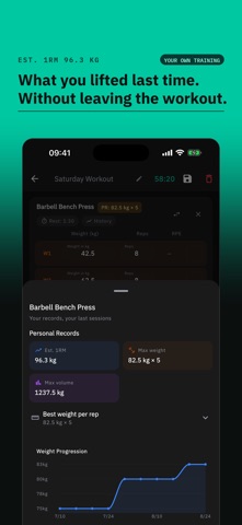 Kiptly: Gym Workout Tracker Screenshot 4 of 10