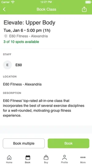 E60 Fitness Studios screenshot 3