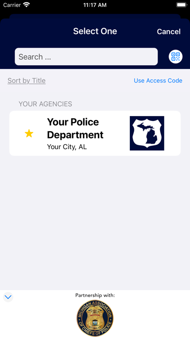 Michigan Police Connect Screenshot