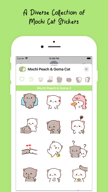 Mochi Peach & Goma Cat