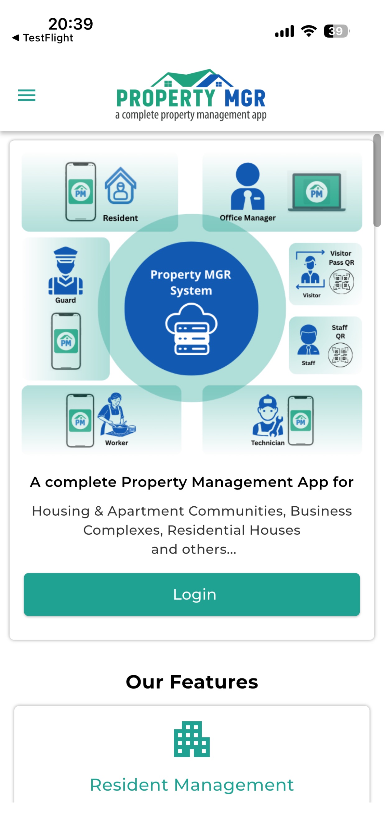 Screenshot 1 of Property MGR