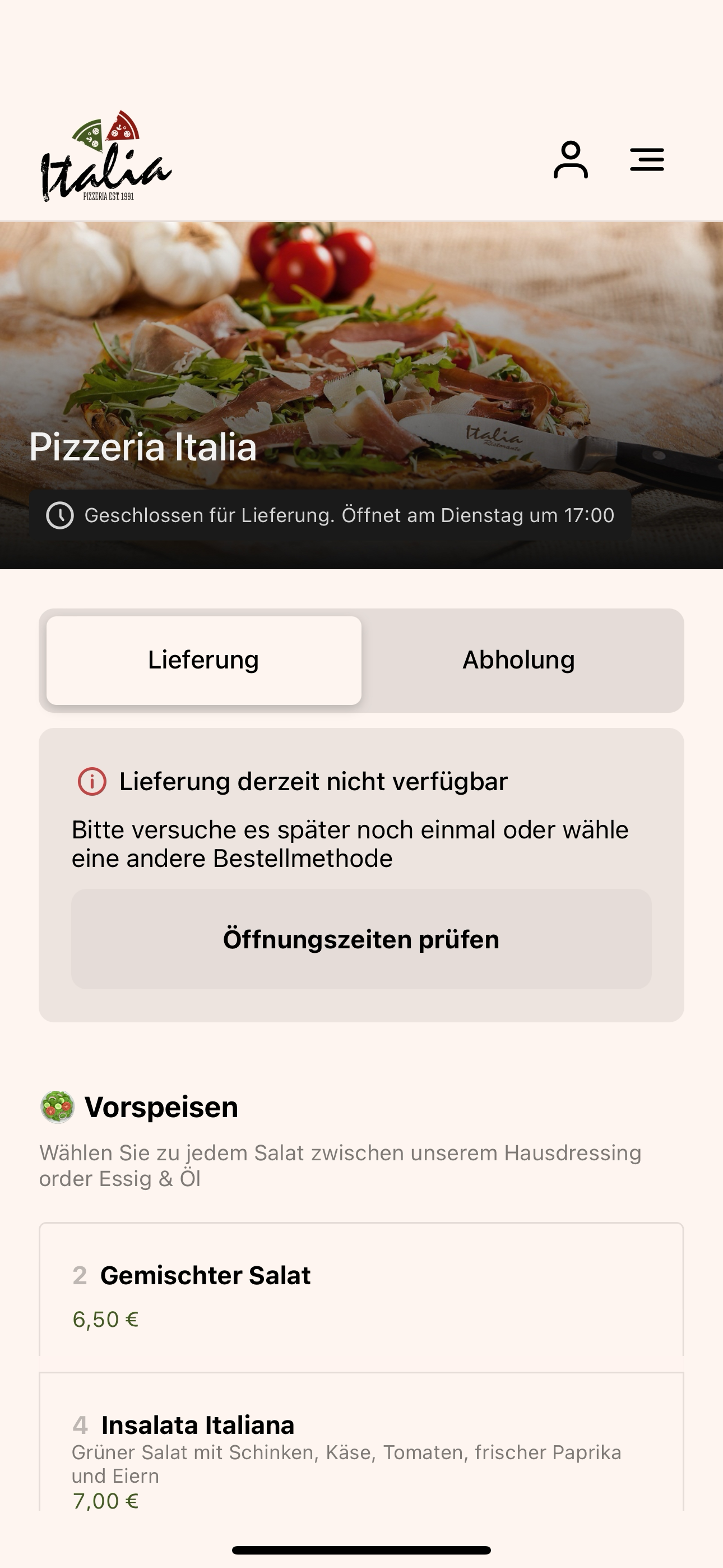Pizzeria Italia Illingen DE