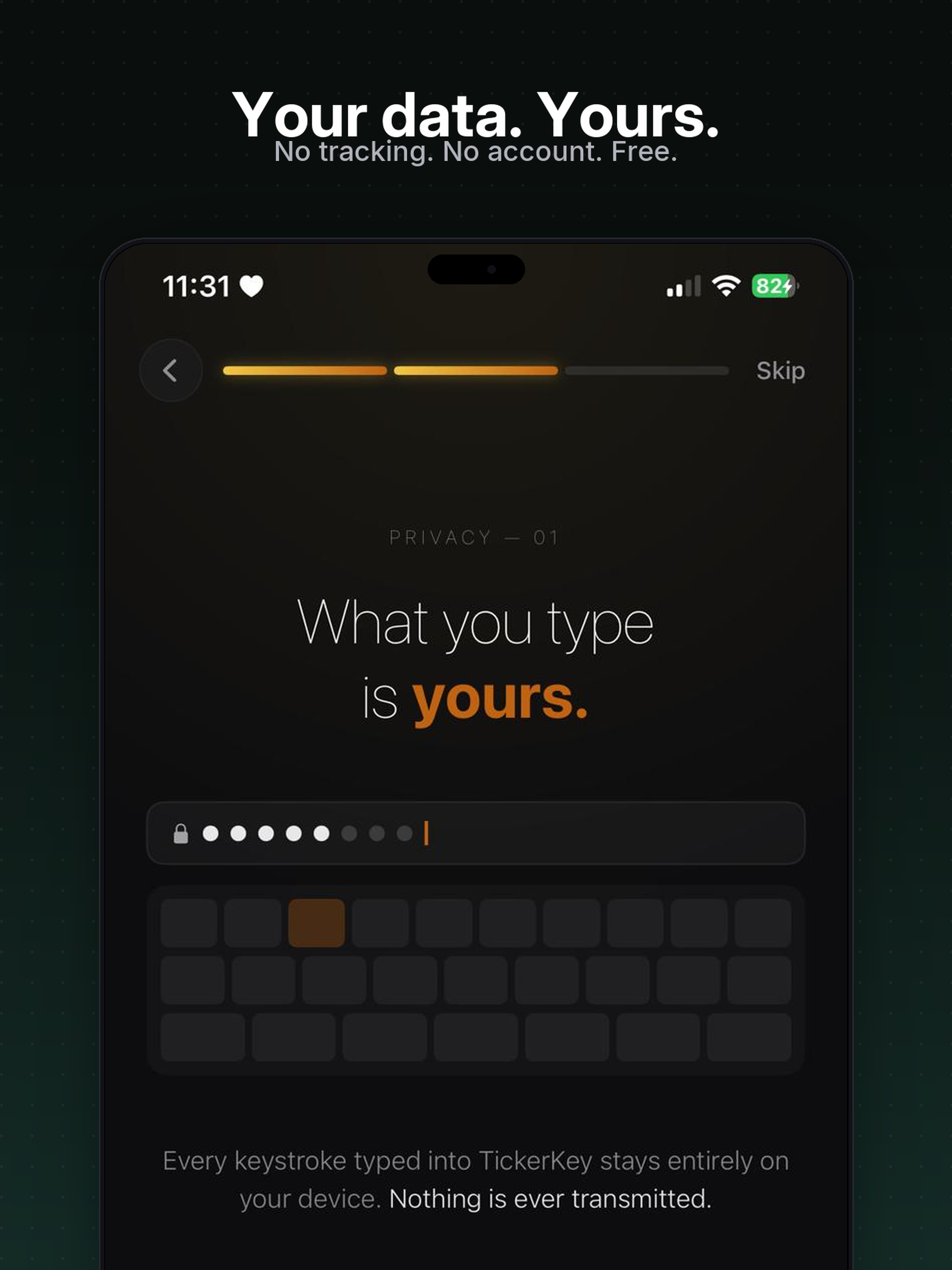 TickerKey