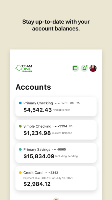Team One Credit Union Screenshot 3 - AppWisp.com Team One Credit Union Screenshot 3 - AppWisp.com