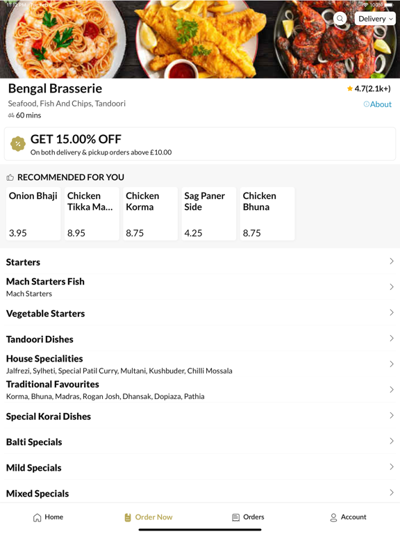 Screenshot #6 pour Bengal Brasserie Burley
