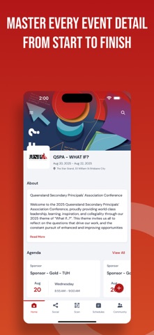 QSPA Events screenshot