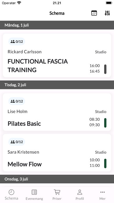 Fascia Center Sweden Screenshot