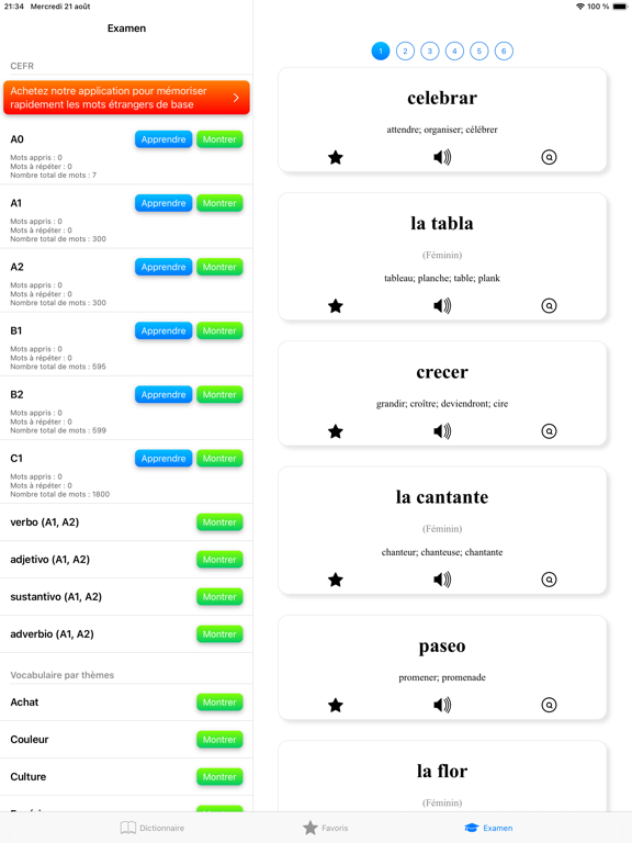 Screenshot #5 pour Espagnol Pro - dictionnaire