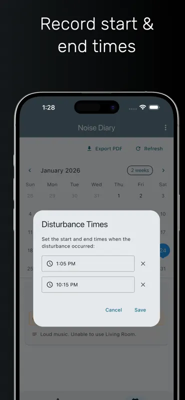 Noise Diary screenshot 7 of 8