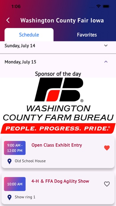 Washington County Fair Iowa Screenshot