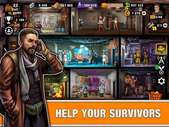 Zero City: Shelter and Bunker iPad app afbeelding 4